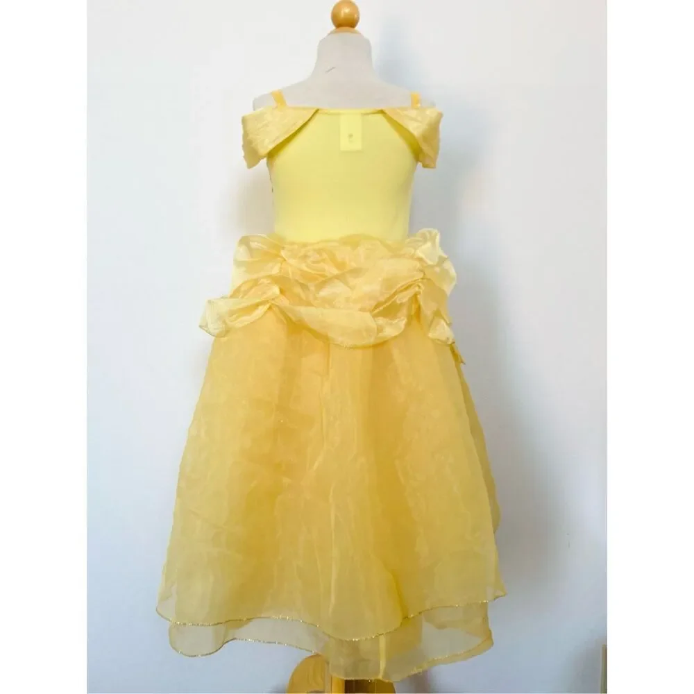 NEW Disney Store Kids Girls 7/8 Belle Costume - Picture 3 of 11